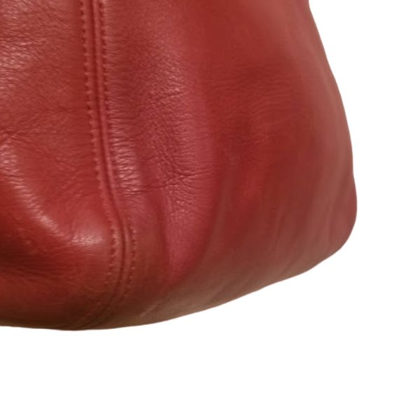 💎EUC💎 | Gorgeous 🟥🔴🟥RARE Red🟥🔴🟥 | Vintage Coach 4157 Bag | Waverly Tote - Picture 9 of 16